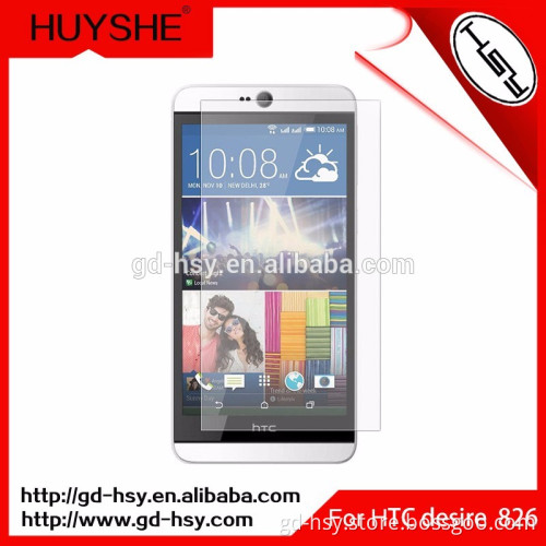 Transparent Cover Tempered Glass for HTC 826 Sexy Blue Film Screen Protector Raw Material Asahi for HTC Desire 826